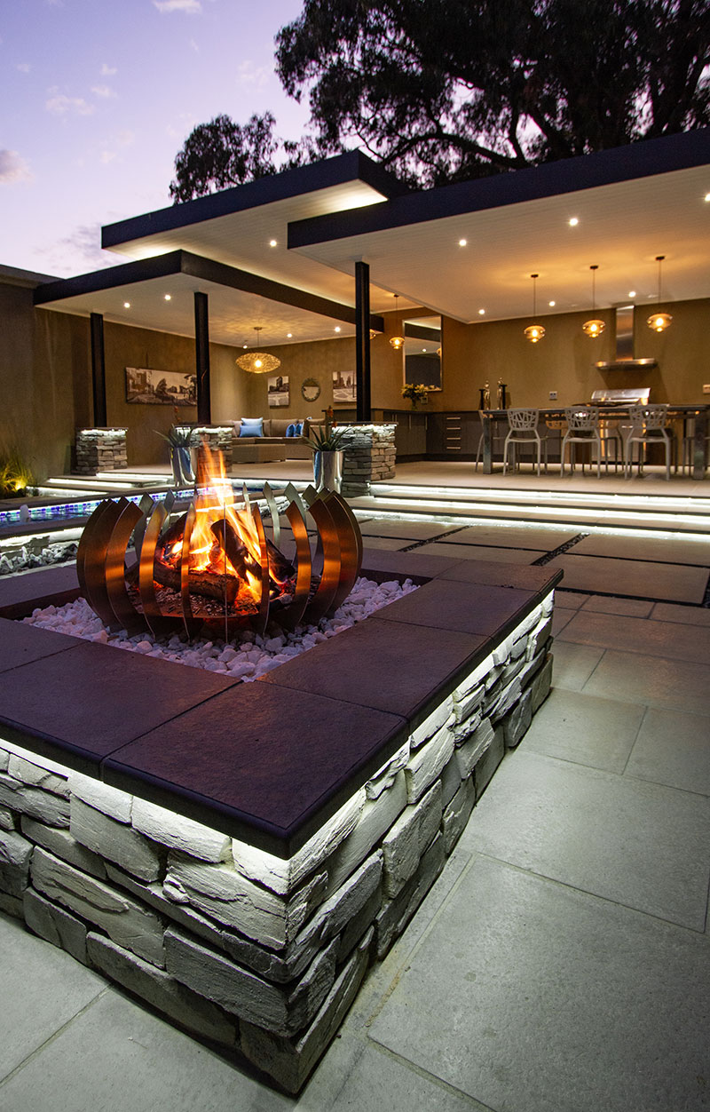 Design details - Fire pit area